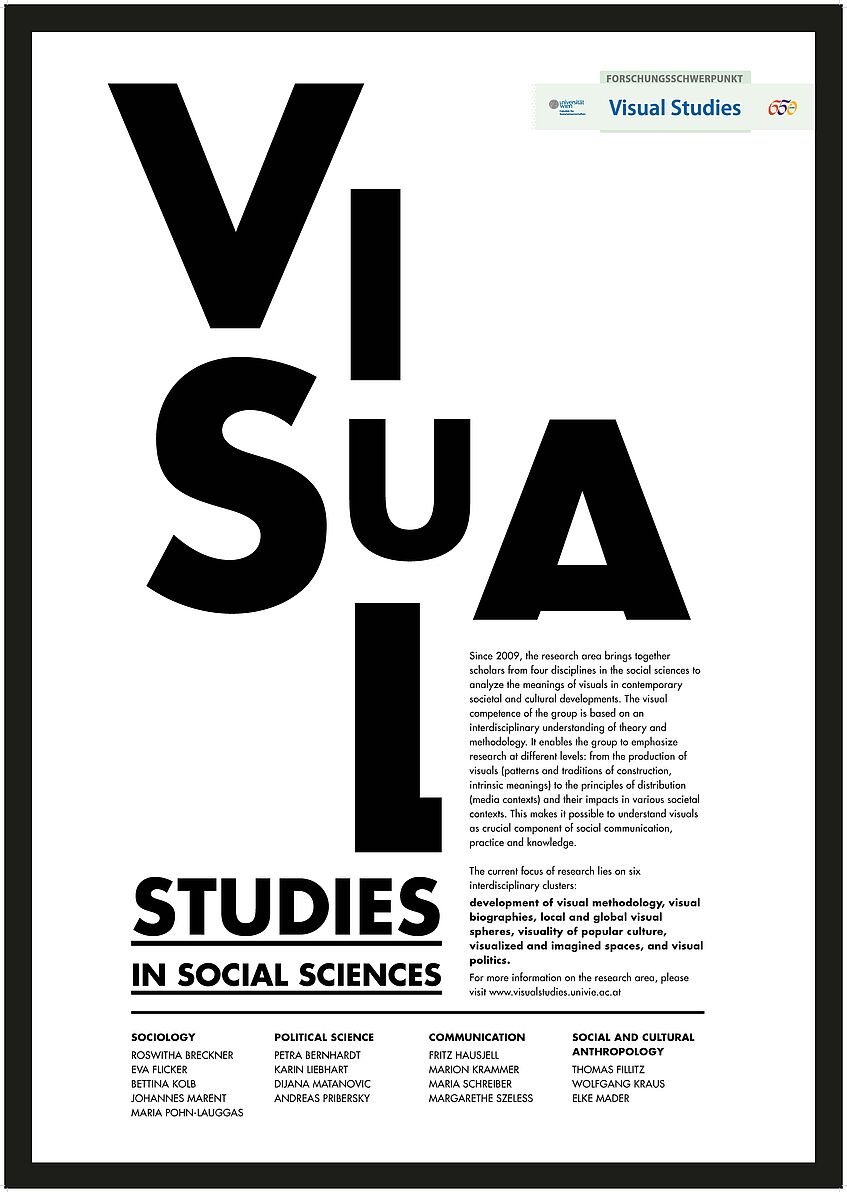 Plakat der Visual Studies
